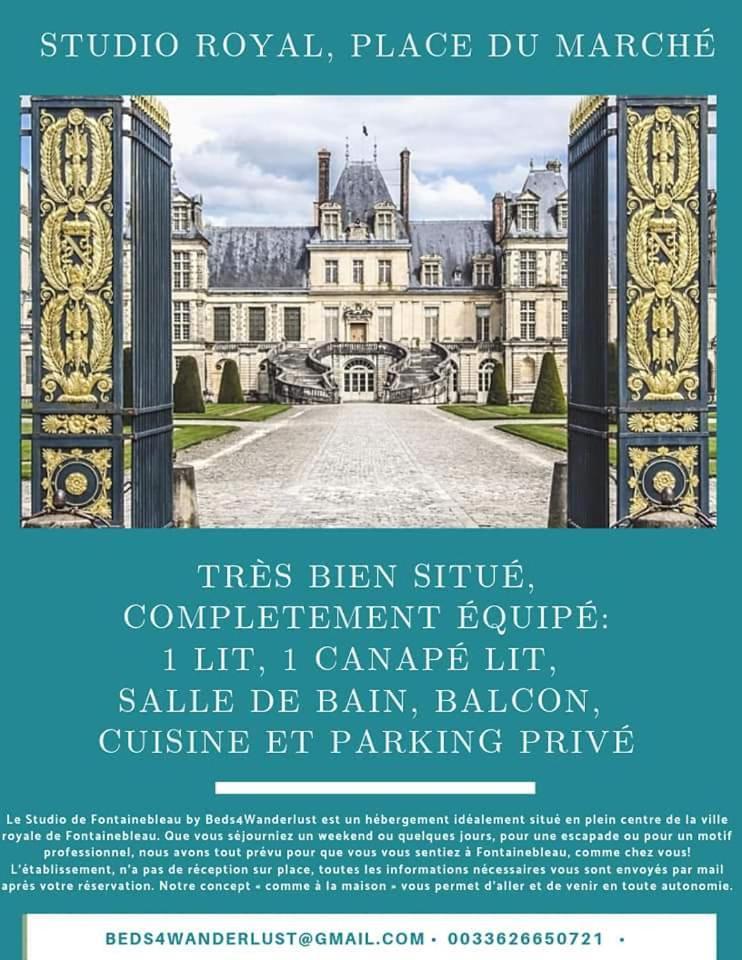 Studio Royal By Beds4Wanderlust - Place Du Marche Avec Parking Prive Fontainebleau Room photo